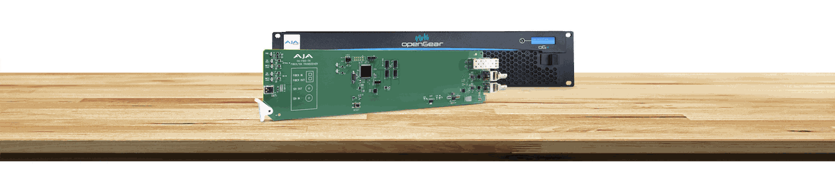 AJA OG-FiDO-TR openGear 3G-SDI/fiber Transceiver