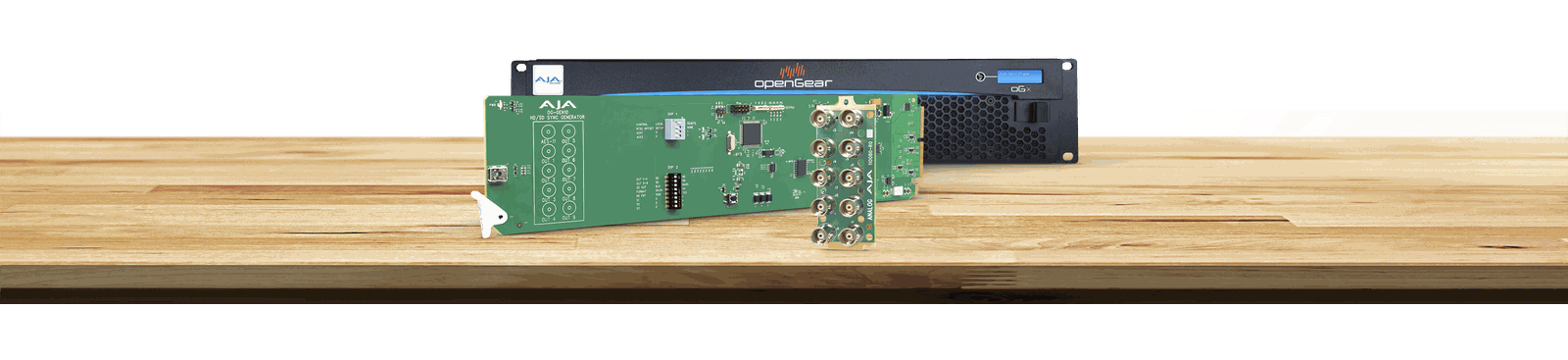 AJA OG-GEN10 openGear Sync Generator - view 2