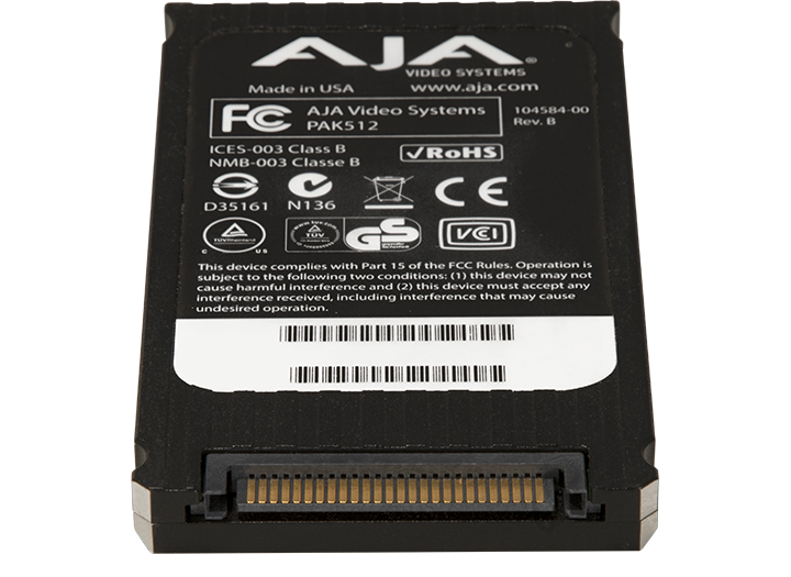 AJA Pak Dock Pro USB 3.2 Pak Media Reader - view 4