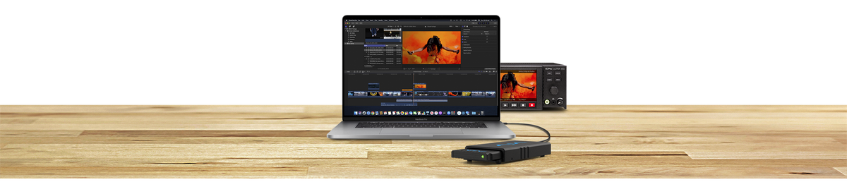 AJA Pak Dock Pro USB 3.2 Pak Media Reader - view 5