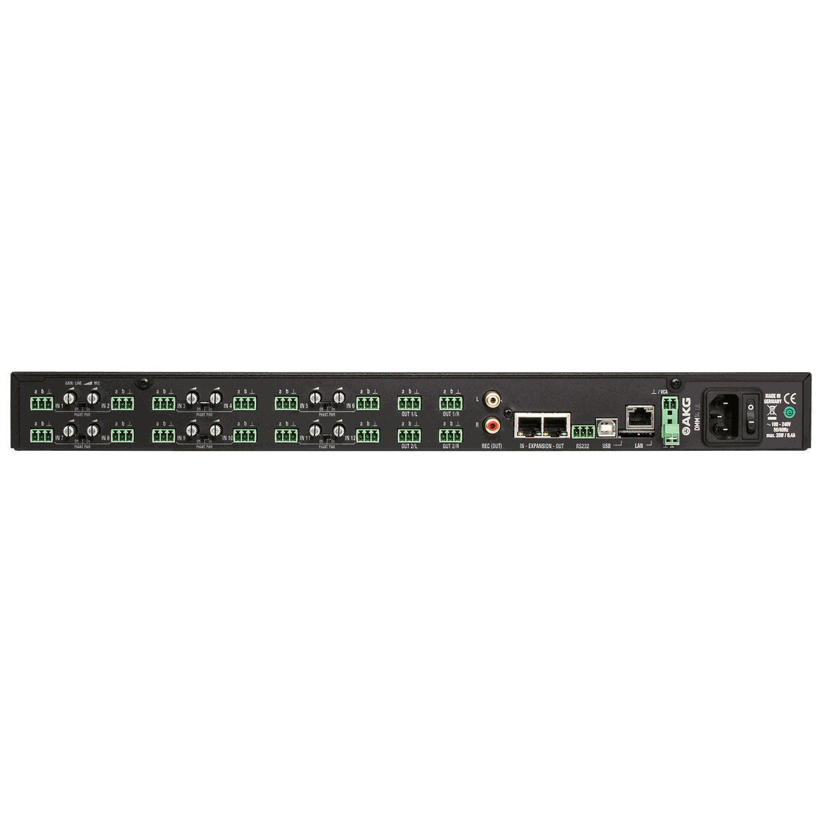 AKG DMM14 UL Reference Digital Automatic Microphone Mixer with LAN - view 2