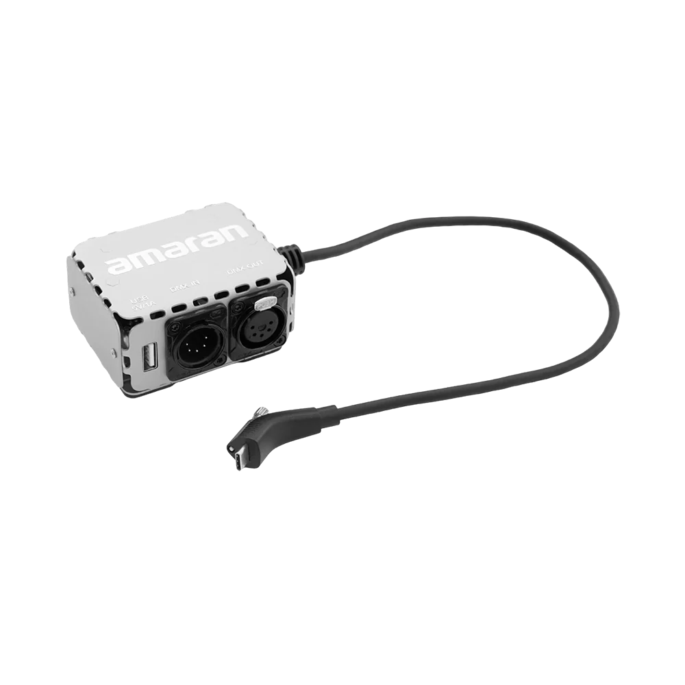 amaran USB-C to 5-Pin DMX In and Out Adapter - view 2