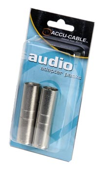 American DJ AXLRC3PMM 3-Pin XLR Male to Male Adapter