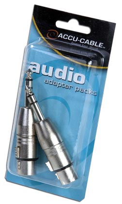 American DJ AXLRC3PMQF 3-Pin XLR Female to 1/4-Inch Male Adapter