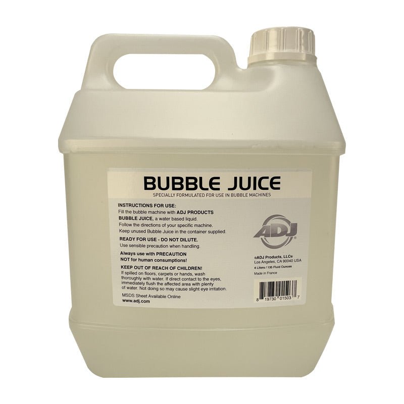 AmericanDJ BUB/G Bubble Fluid, 4 Liter product image