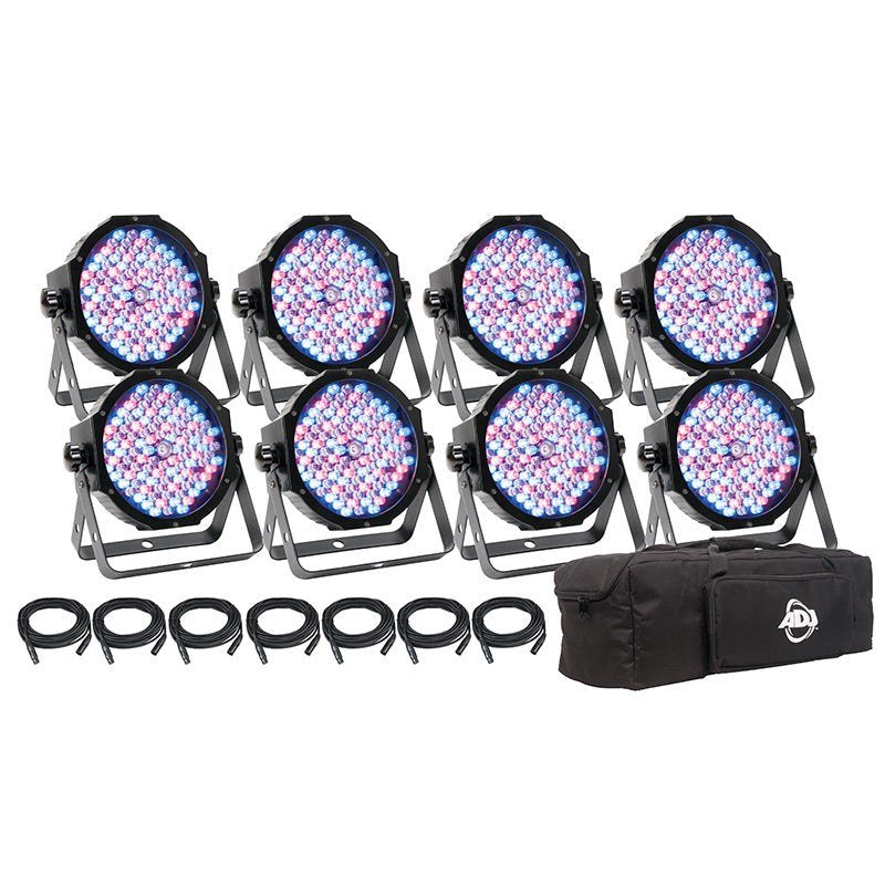 American DJ Mega Flat Pak8 PLUS LED Lighting Fixture