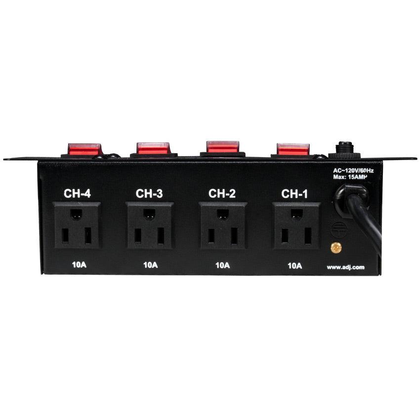 AmericanDJ PC-4 4-Channel Lighted AC Power Switch - view 2