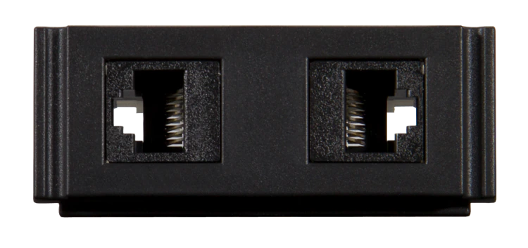 AMX HPX-N102-RJ45 HydraPort Dual Cat6 Ethernet Module product image