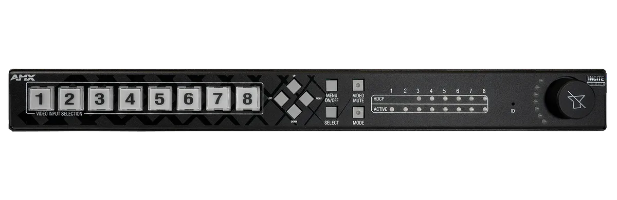 AMX Incite NCITE-813 8x1:3 4K60 Presentation Switcher