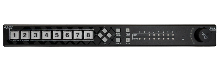 AMX Incite NCITE-813A 8x1:3 4K60 Presentation Switcher with DriveCore Amplification