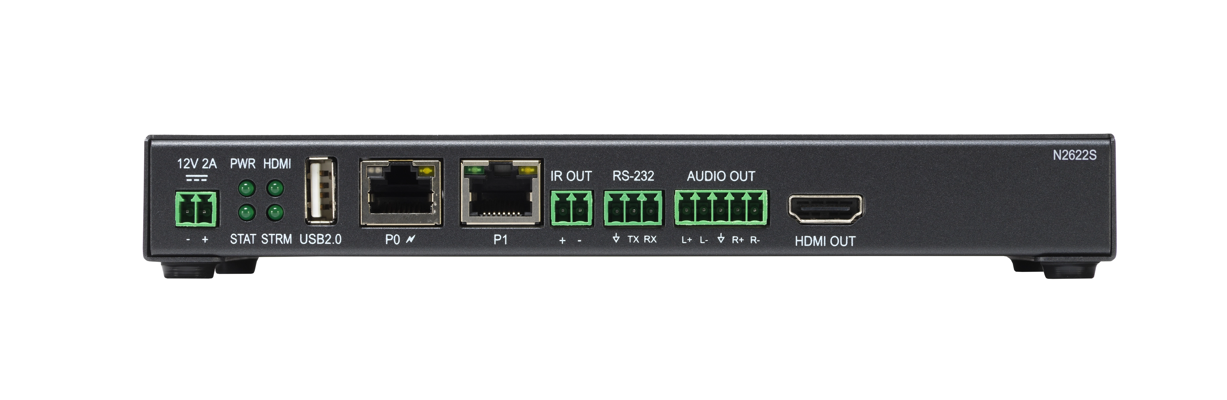 AMX SVSI NMX-DEC-N2622S 4K60 MWC/Dante AV-A Multi-Codec Decoder - view 3
