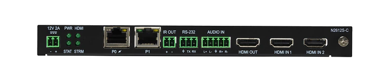 AMX SVSI NMX-ENC-N2612S-C 4K60 MWC/Dante AV-A Dual-Stream Encoder Card