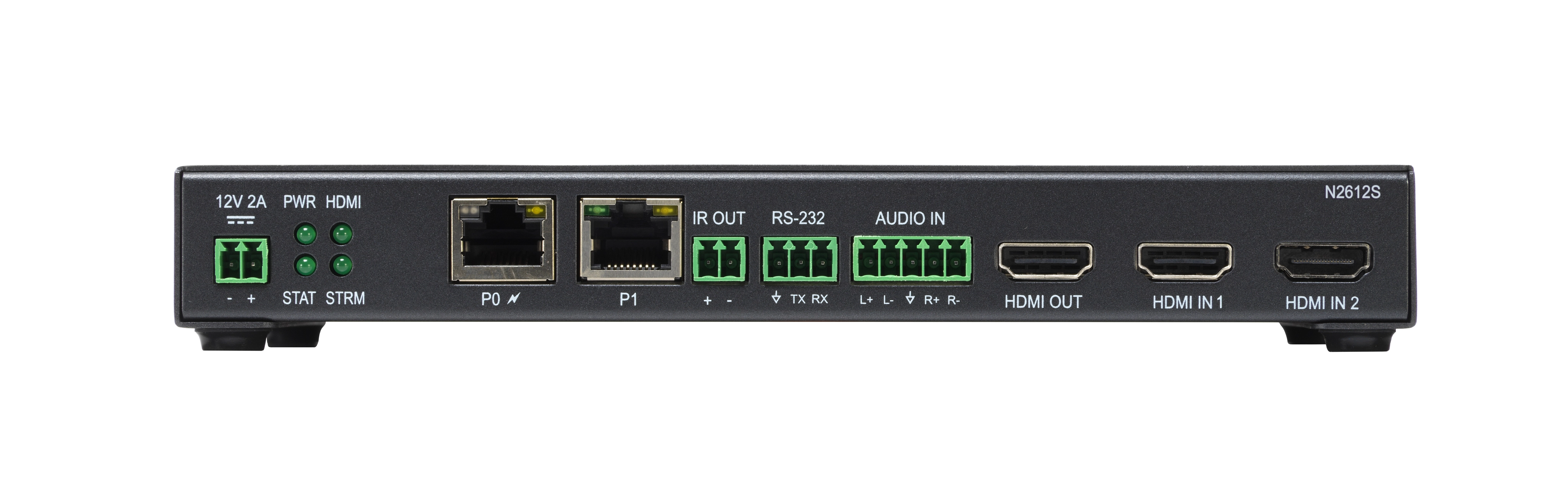 AMX SVSI NMX-ENC-N2612S 4K60 MWC/Dante AV-A Dual-Stream Encoder - view 3