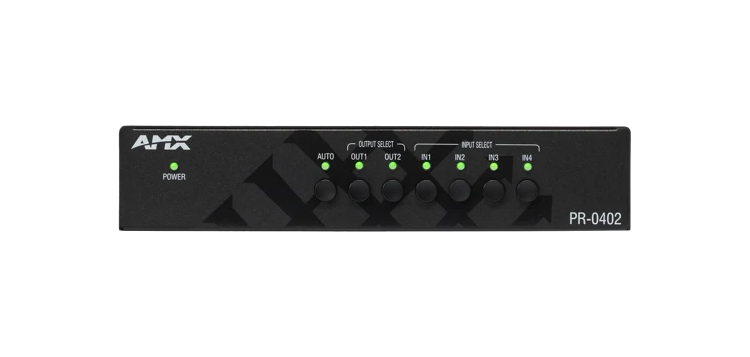 AMX Precis PR-0402 4x2 4K60 HDMI Matrix Switcher