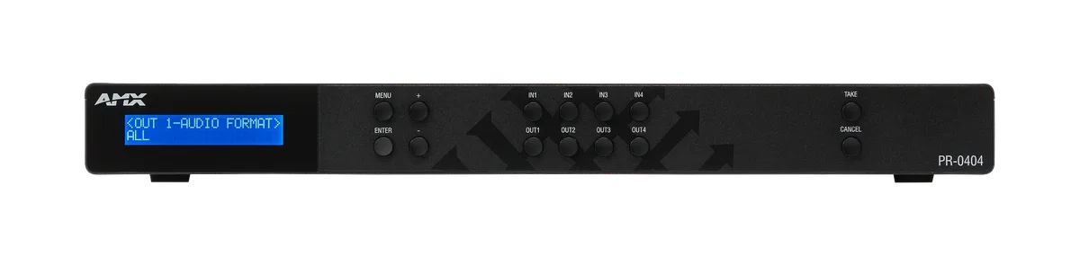 AMX Precis PR-0404 4x4 4K60 HDMI Matrix Switcher