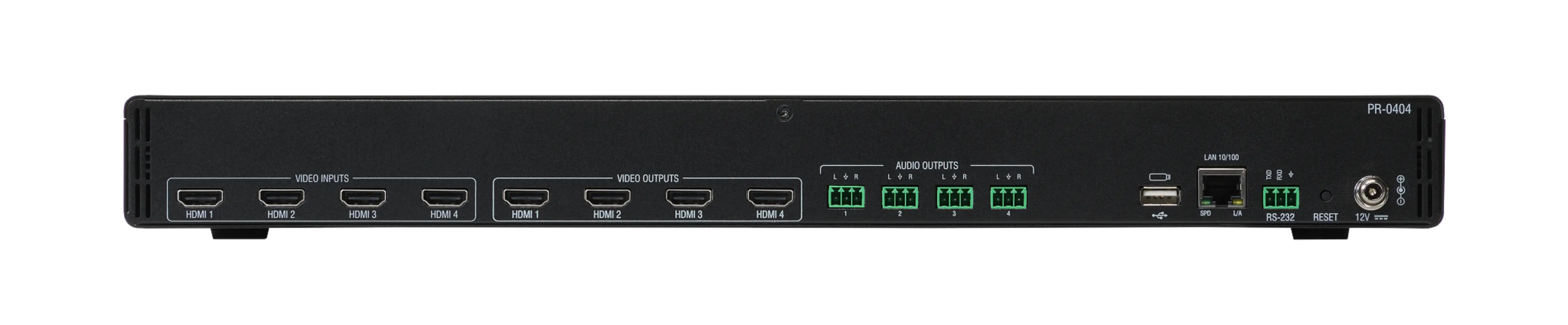 AMX Precis PR-0404 4x4 4K60 HDMI Matrix Switcher - view 2