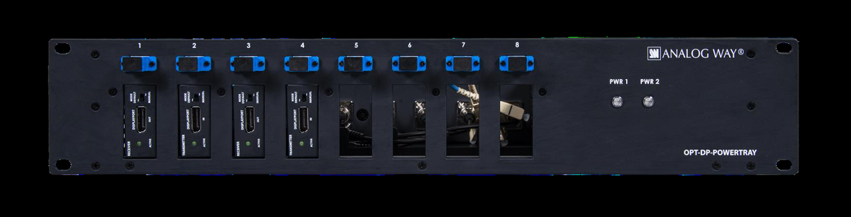 Analog Way DisplayPort 1.2 Fiber Extender Power Tray