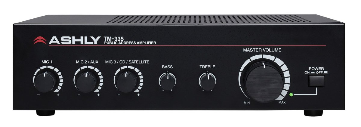 Ashly TM-335 Three-Input 35 W Mixer Amplifier