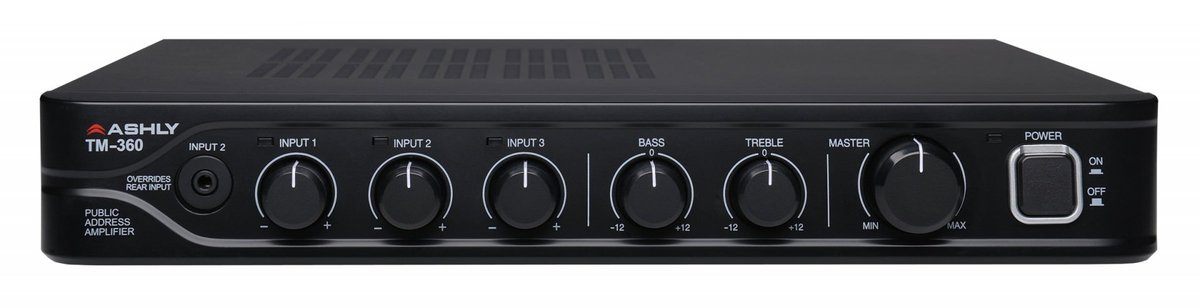 Ashly TM-360 Three-Input 60 W Mixer Amplifier