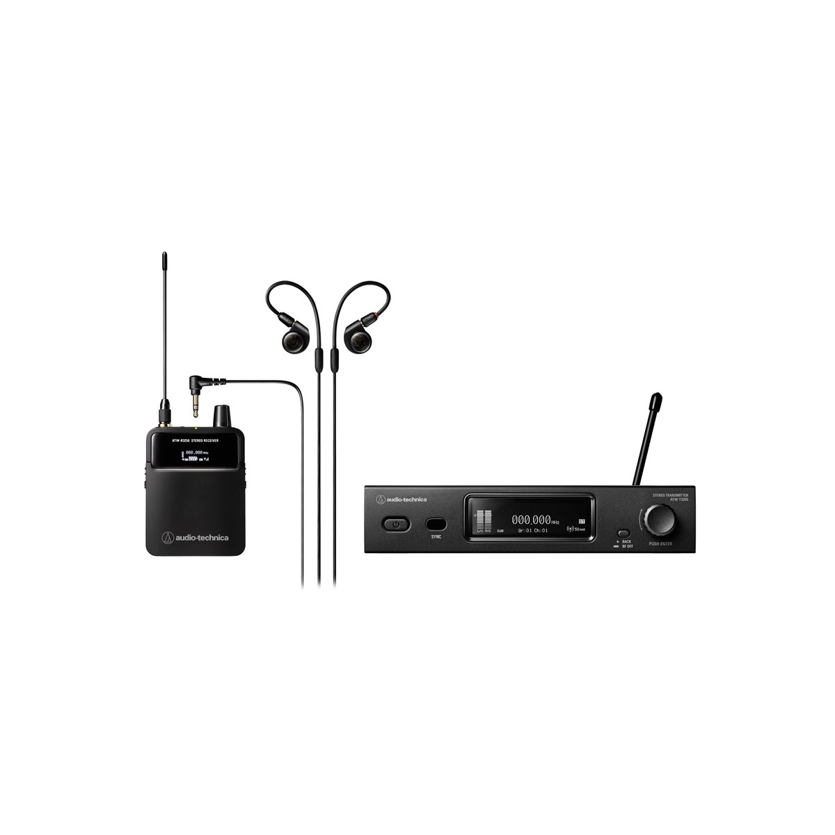 Audio-Technica ATW-3255 Wireless In-Ear Monitor System product image