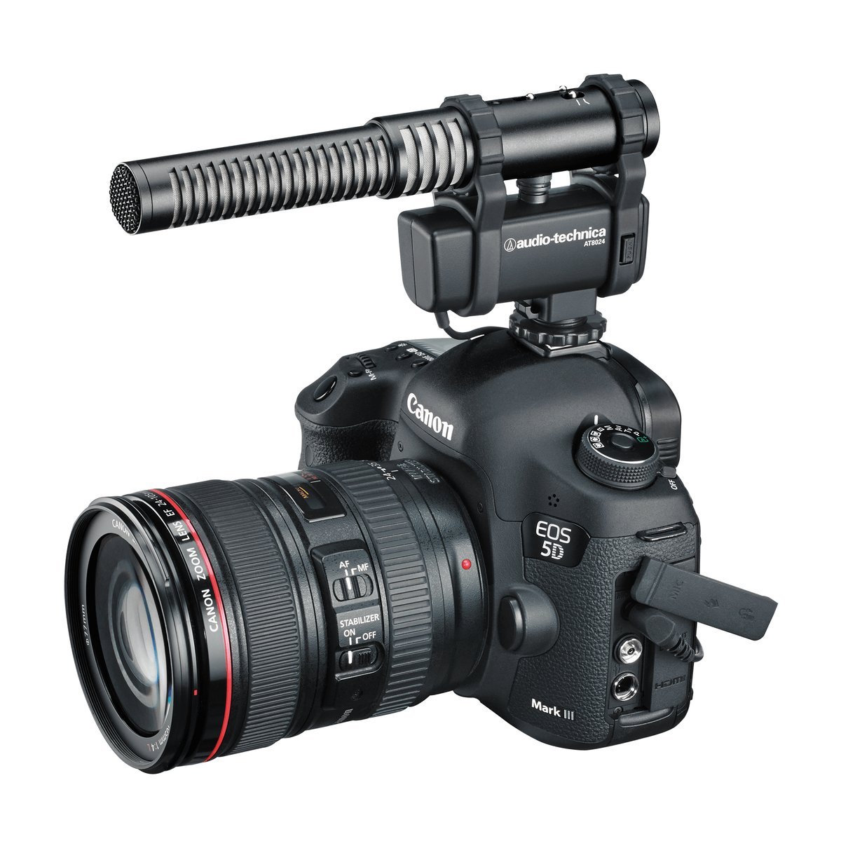 Audio-Technica AT8024 Stereo/Mono Camera-Mount Microphone - view 3