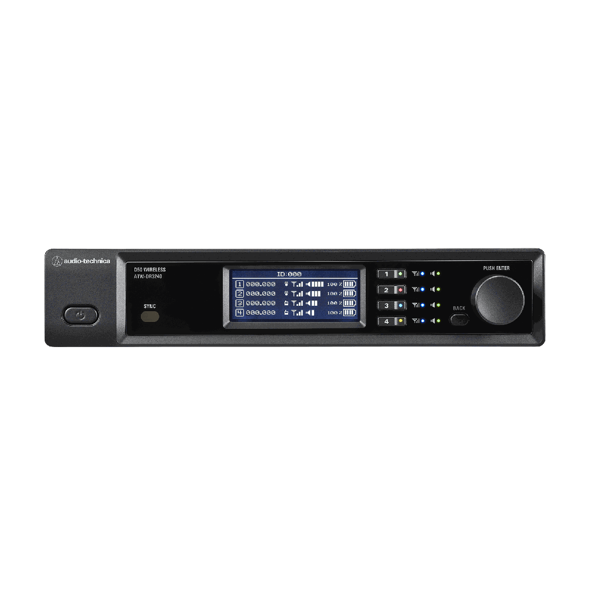Audio-Technica ATW-DR3240DAN Four-Channel Dante Digital Wireless Receiver