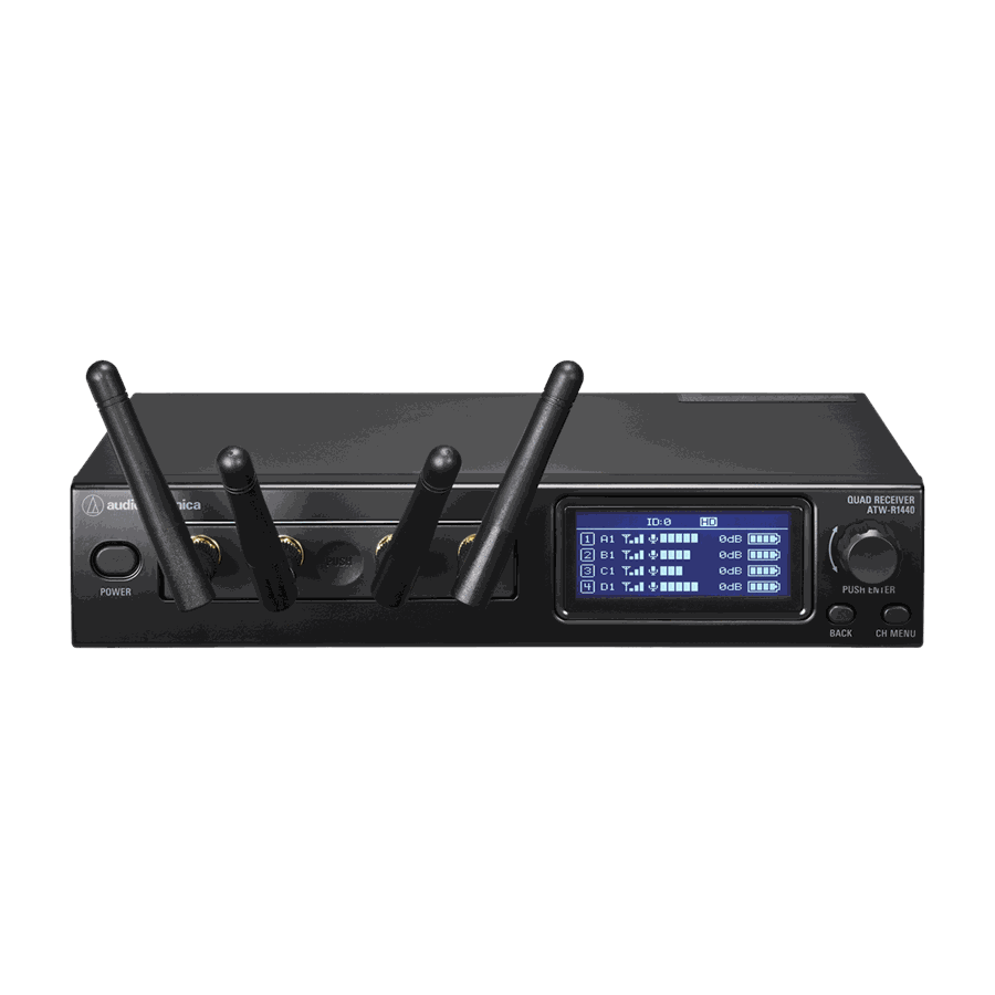 Audio-Technica ATW-R1440 System 20 PRO Four-Channel Receiver product image
