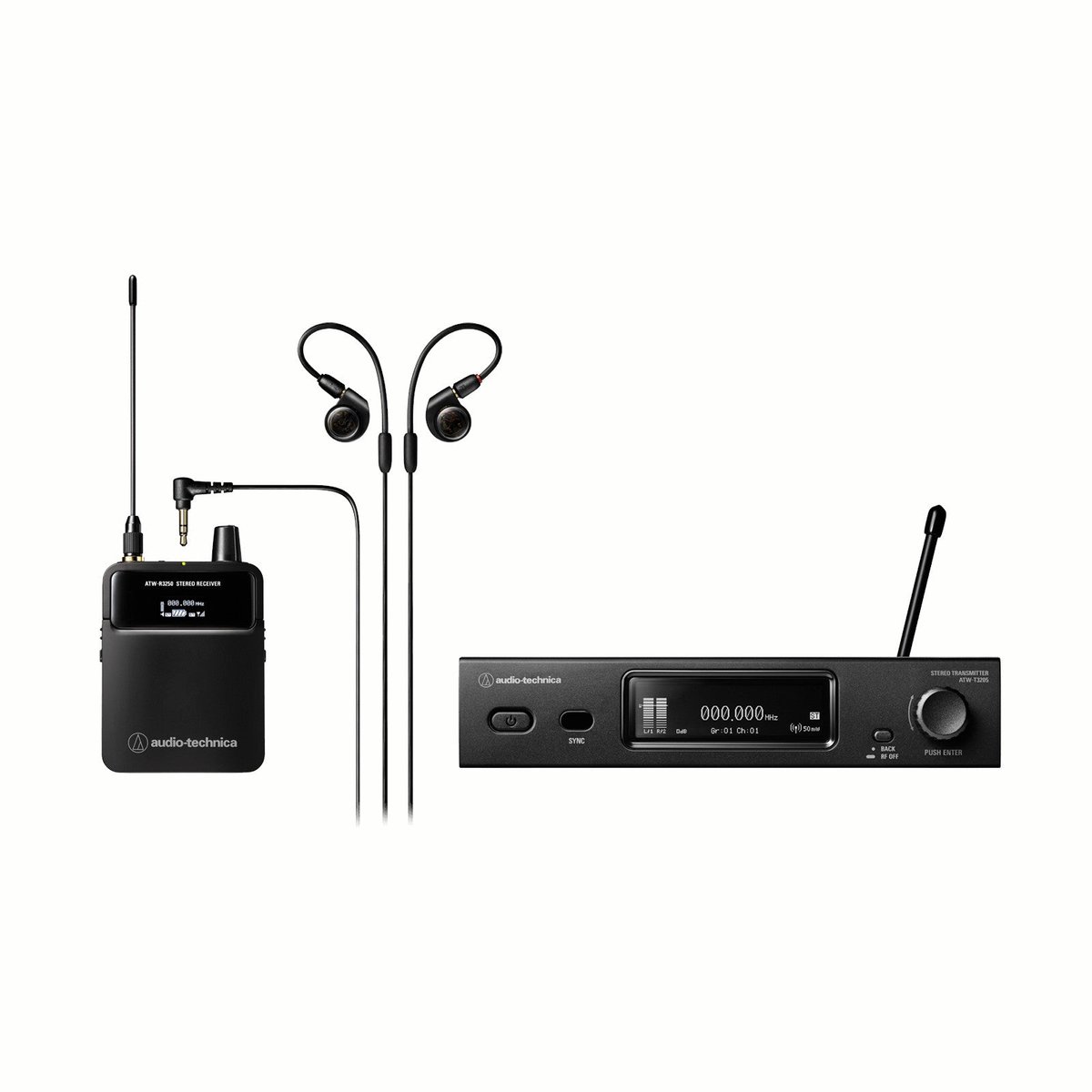 Audio-Technica ATW-3255 Wireless In-Ear Monitor System