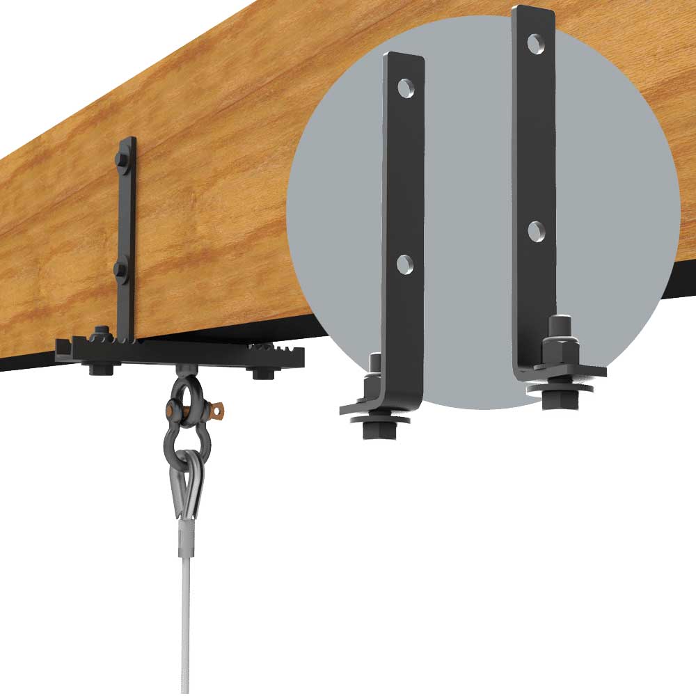 Adaptive Technologies BC-LAM-KIT Wood Beam Clamp Adapter Kit