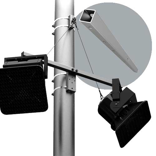 Adaptive Technologies PM-DA-48 Marine Grade Pole Mount Dual Adapter