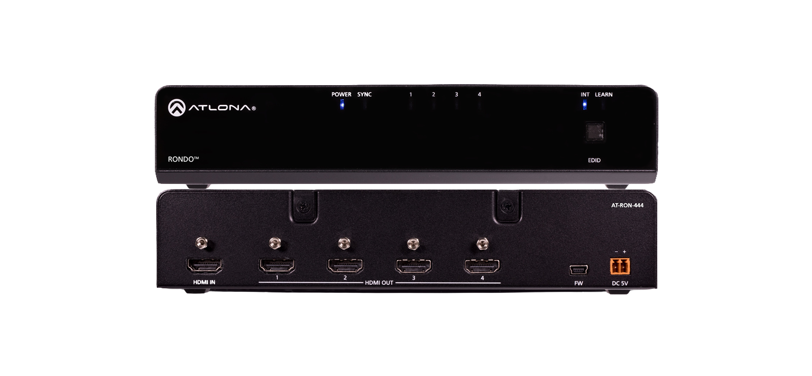 Atlona AT-RON-4444K HDR HDMI Distribution Amplifier - view 2