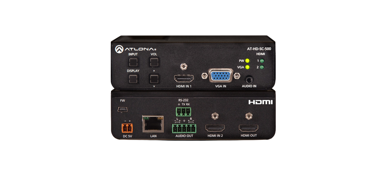 Atlona AT-HD-SC-500Three-Input HD Video Scaler - view 2