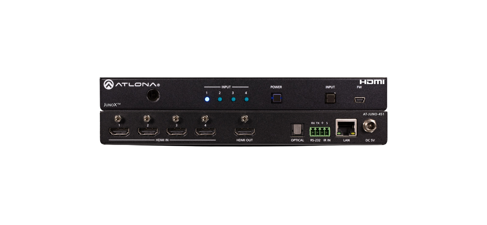 Atlona AT-JUNO-4514K HDR HDMI Switcher - view 2