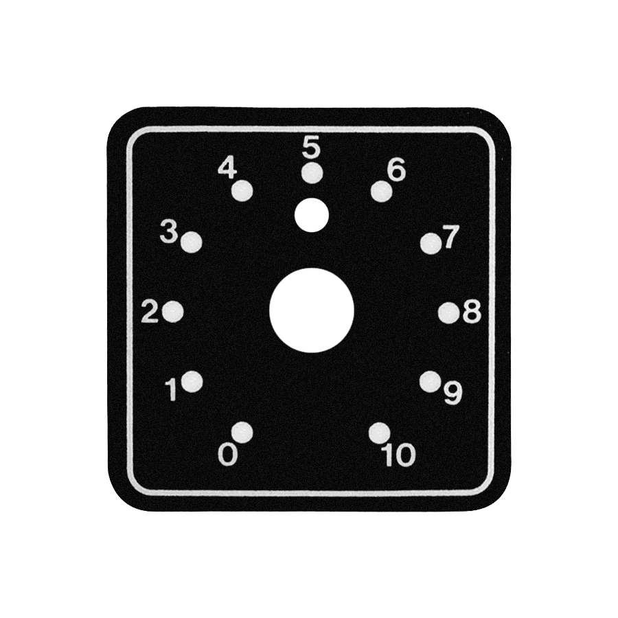 AtlasIED ATPLATE-052 Attenuator Rack Mounting Plate Holds up to 6 Attenuators - view 2