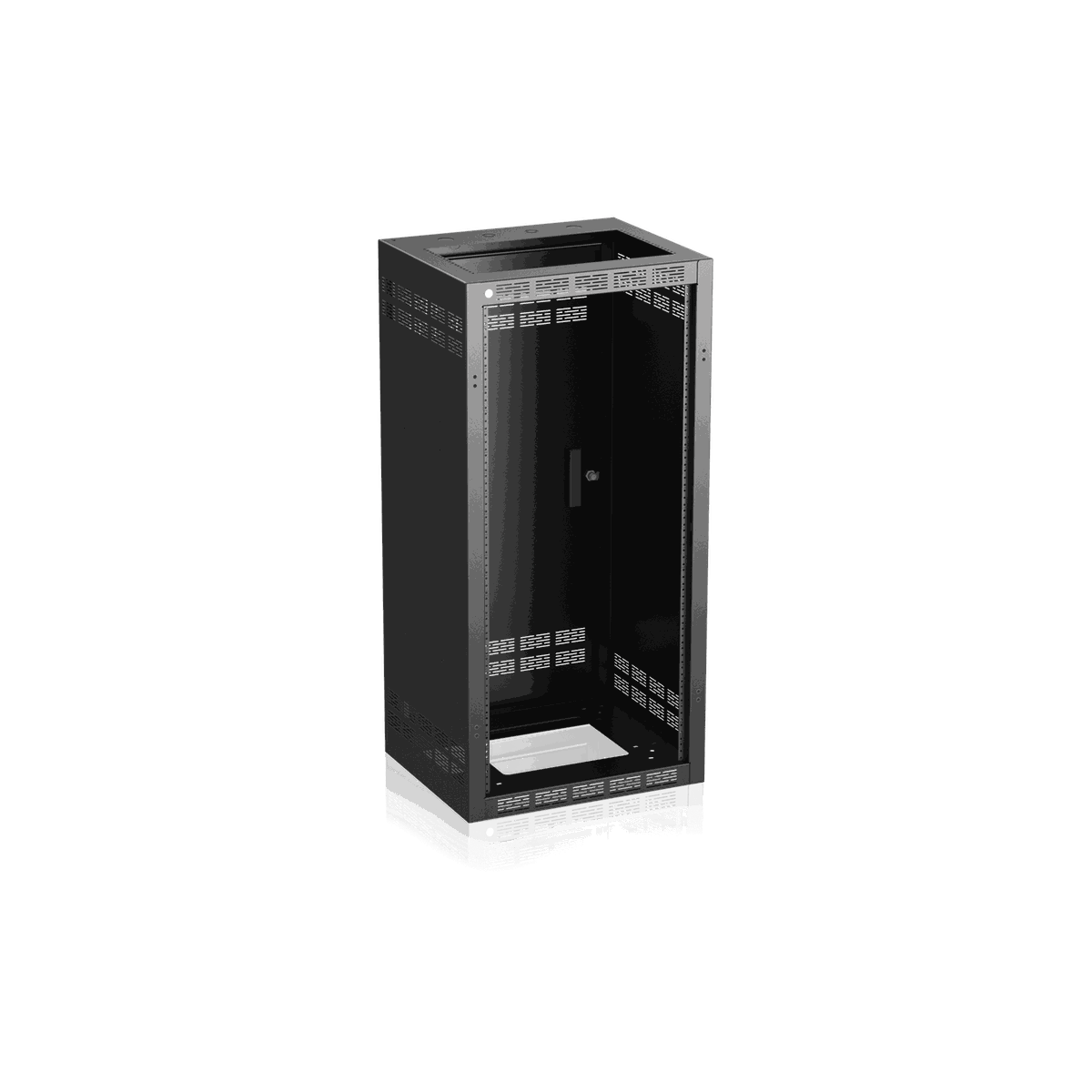 AtlasIED 124-18 Stand-Alone Floor Rack with Fixed Rails 18.5 inch Deep, 24RU - view 2