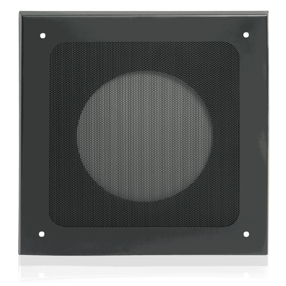 AtlasIED 164-8A-052 Deluxe Steel Baffle 8 inch - Black