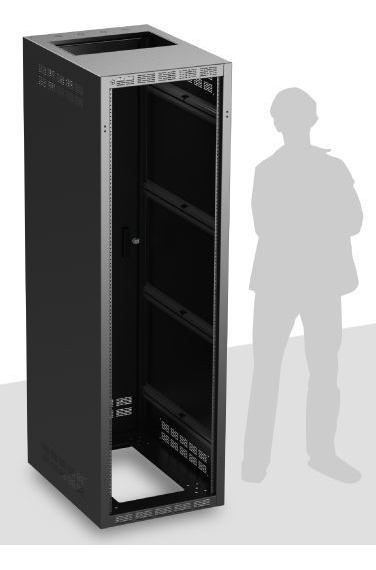 AtlasIED 240-30 Welded Rack 30 inch Deep, 40RU