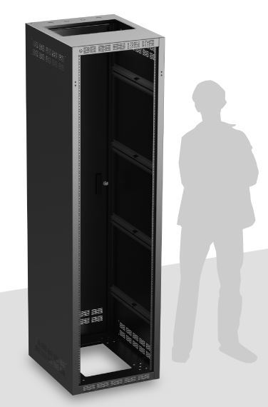 AtlasIED 244-25 Welded Rack 25.5 inch Deep, 44RU