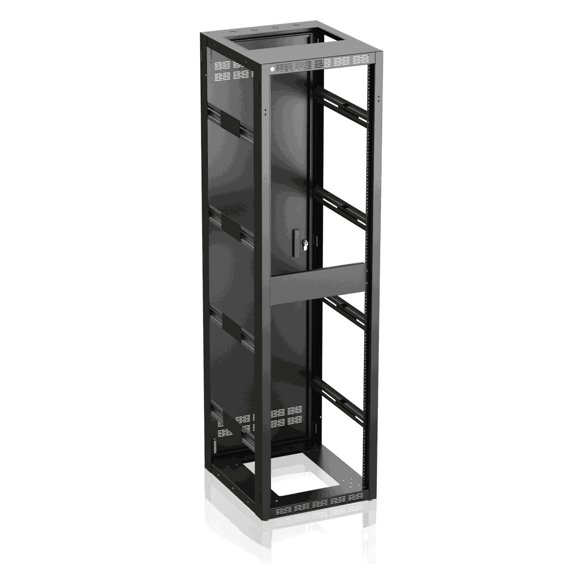 AtlasIED 544-25 Stand Alone or Gangable Rack 25 inch Deep, 44RU - view 2