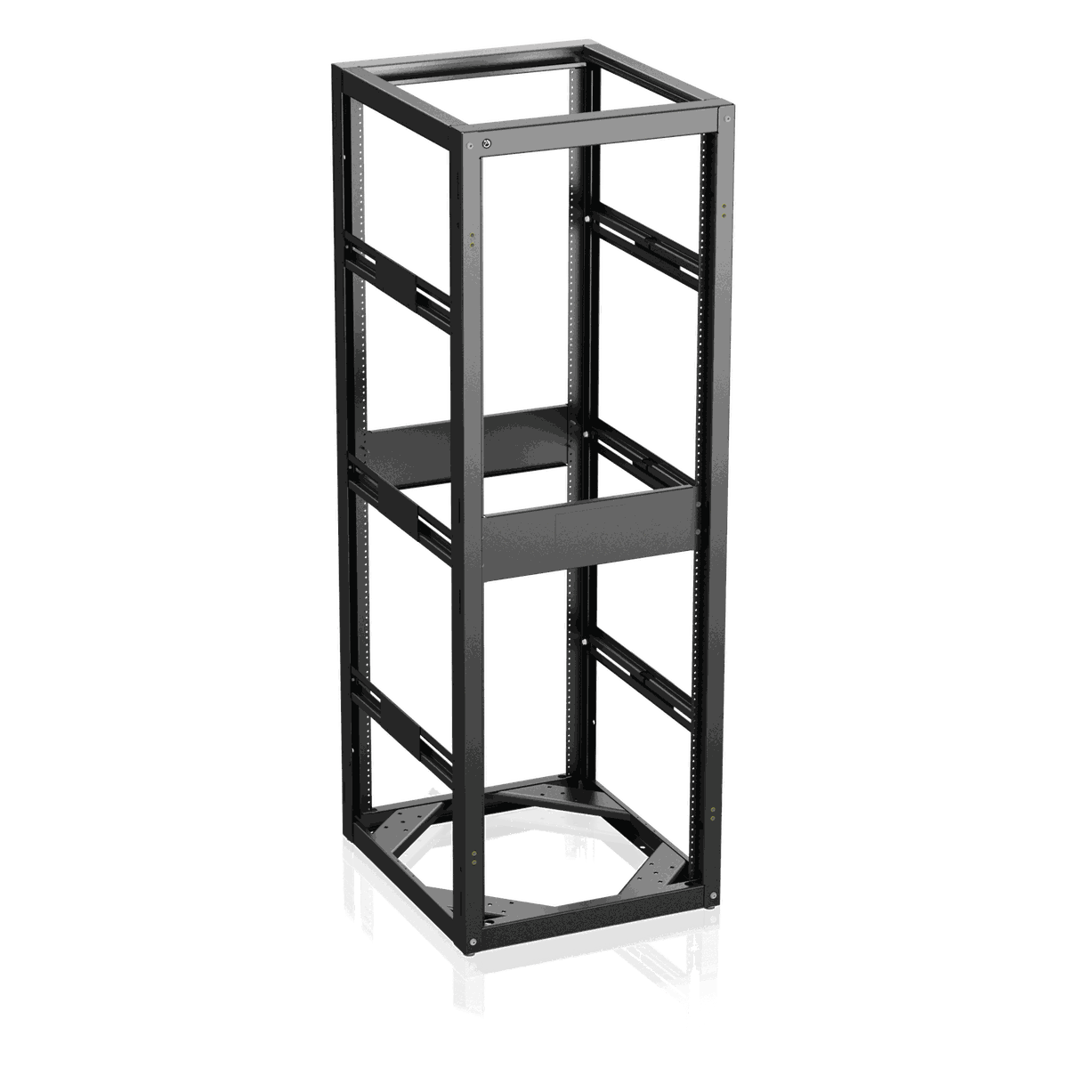 AtlasIED 735-25 Stand Alone or Gangable Rack 25 inch Deep, 35RU - view 2