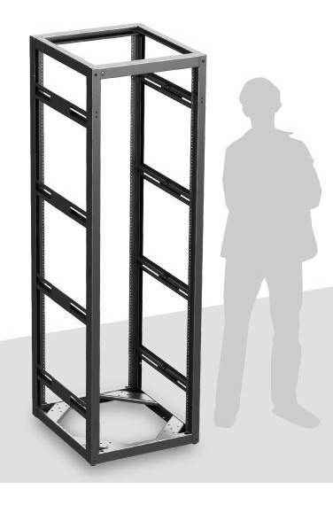 AtlasIED 740-25 Stand Alone or Gangable Rack 25 inch Deep, 40RU
