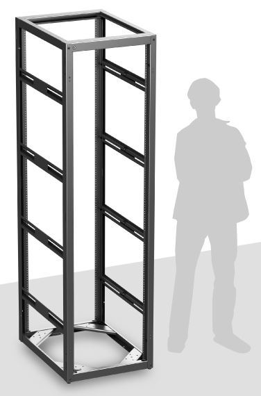 AtlasIED 744-30 Stand Alone or Gangable Rack 30 inch Deep, 44RU