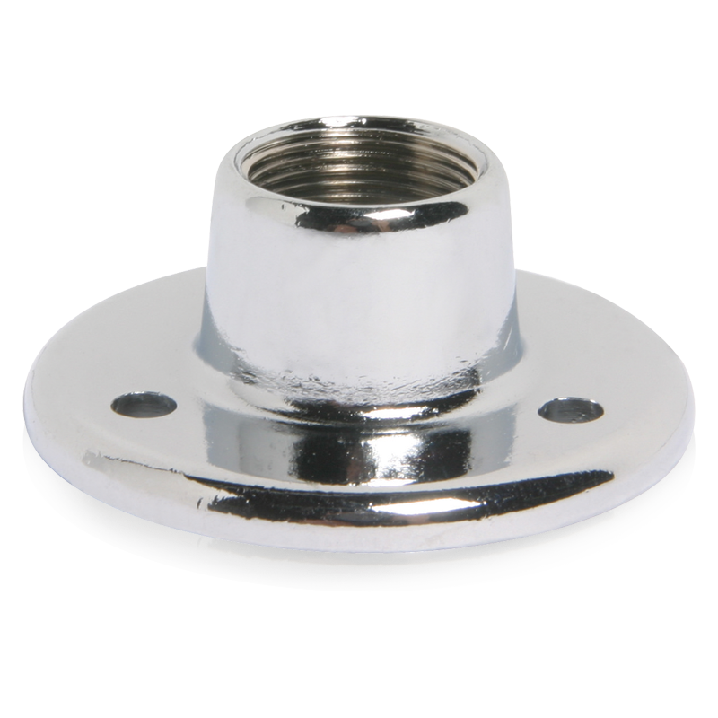 AtlasIED AD-11 Surface Mount Female Mic Flange 5/8 inch-27 Thread - Bulk