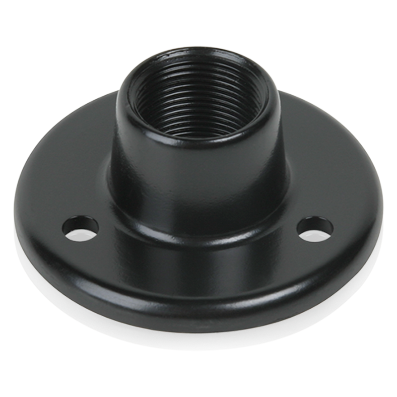 AtlasIED AD-11E Surface Mount Female Mic Flange 5/8 inch #27 Thread - Bulk
