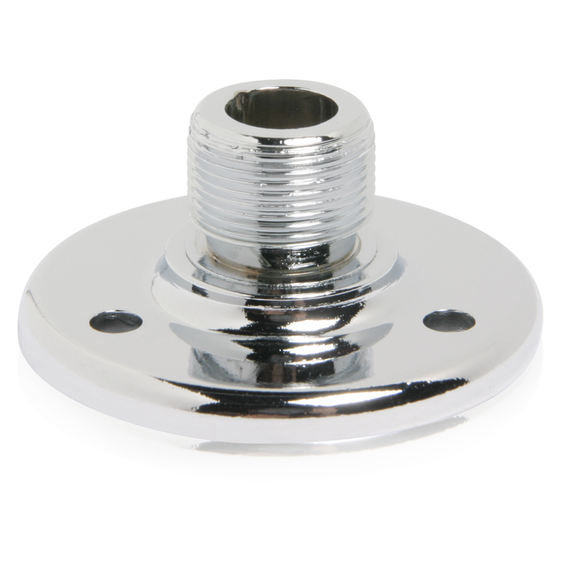 AtlasIED AD-12 Surface Mount Male Mic Flange 5/8 inch-27 Thread - Bulk