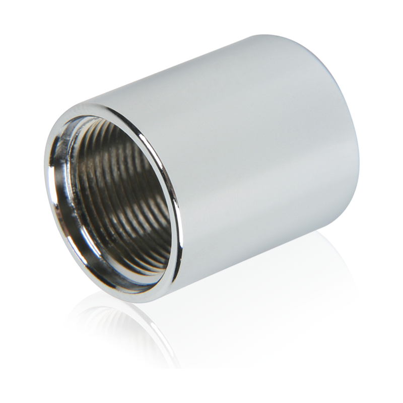 AtlasIED AD-5B 5/8 inch #27 Thread Female Coupling Adapter Chrome