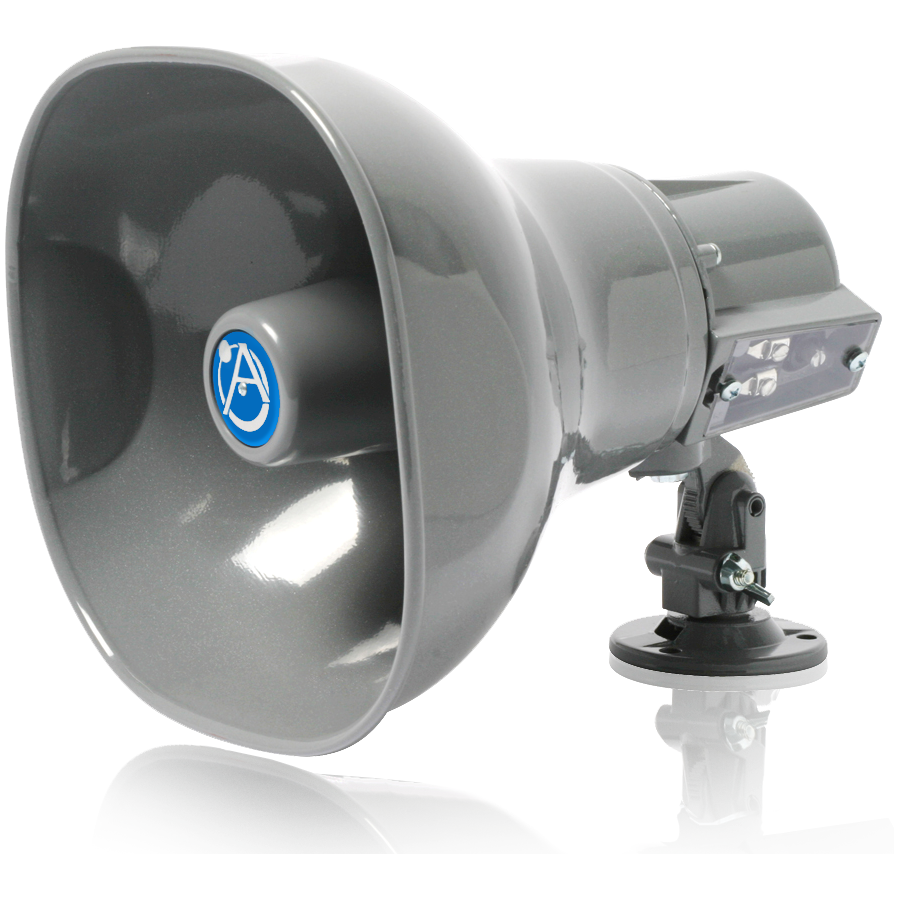AtlasIED AP-15T Horn Speaker with 15-Watt 25V/70V/100V Transformer