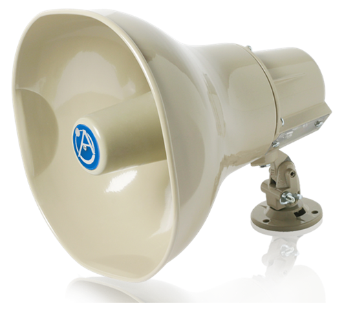 AtlasIED AP-30TC 30W Horn Speaker with 25V/70V/100V Transformer, Beige