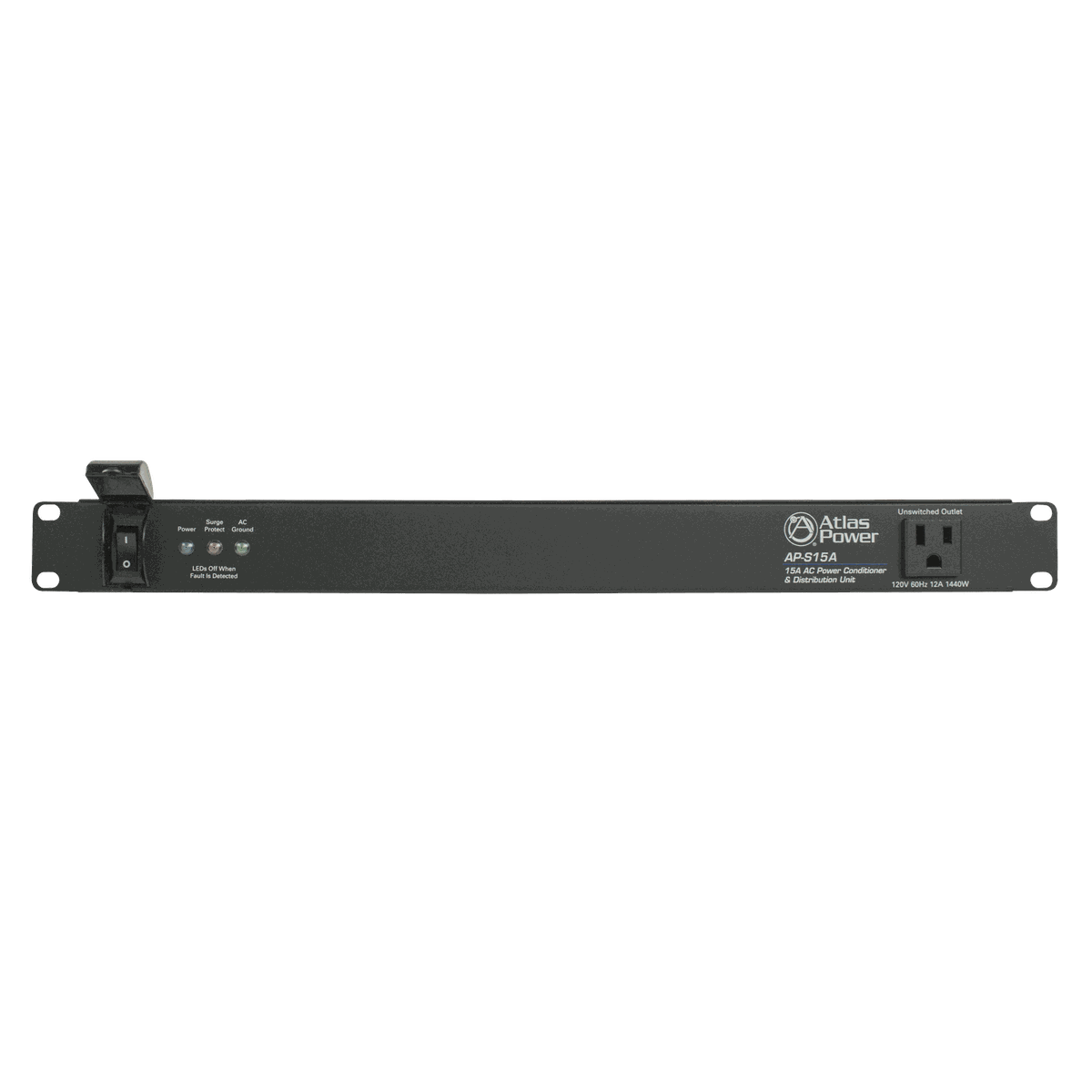 AtlasIED AP-S15A 15A Power Conditioner and Distribution Unit with IEC Power Cord - view 2