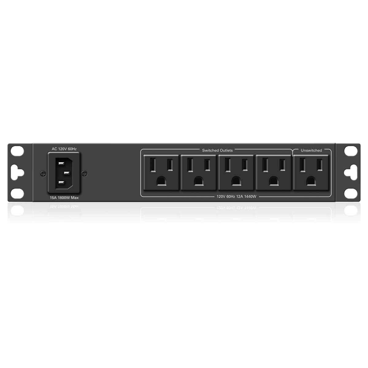 AtlasIED AP-S15HR 15A Half Width Rack Power Conditioner - view 2